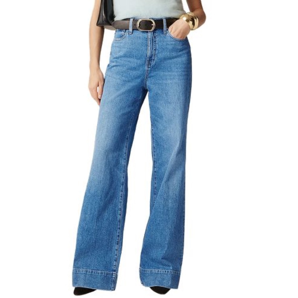 J. Crew Women's Wide Leg Trouser Jean 29P NWT 😍